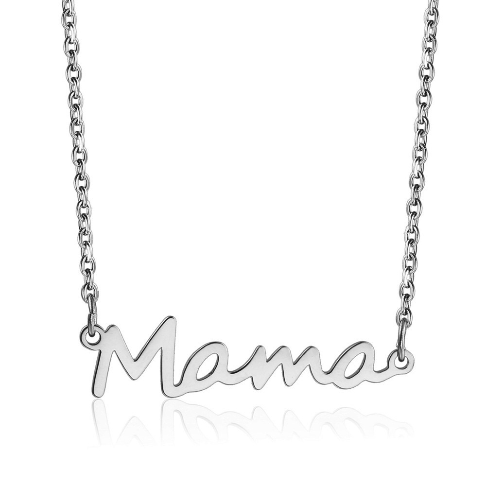New Mama Necklace titanium steel